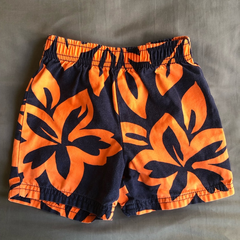 Carter’s Baby Boy 9M Hawaiian Floral Shorts